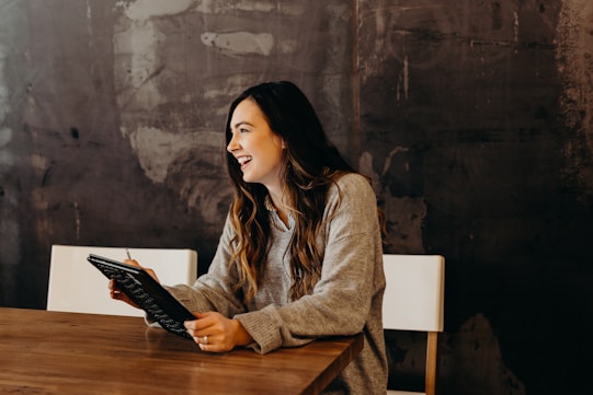 Business person working